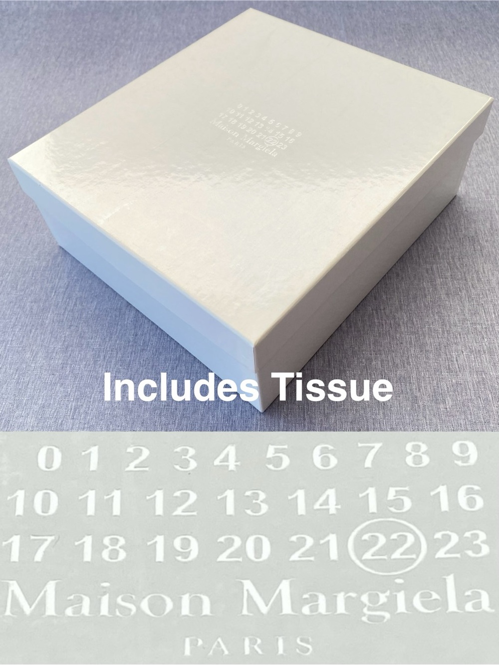 Authentic Maison Margiela | Shoe Box with Tissue | Gift Decoration Storage
